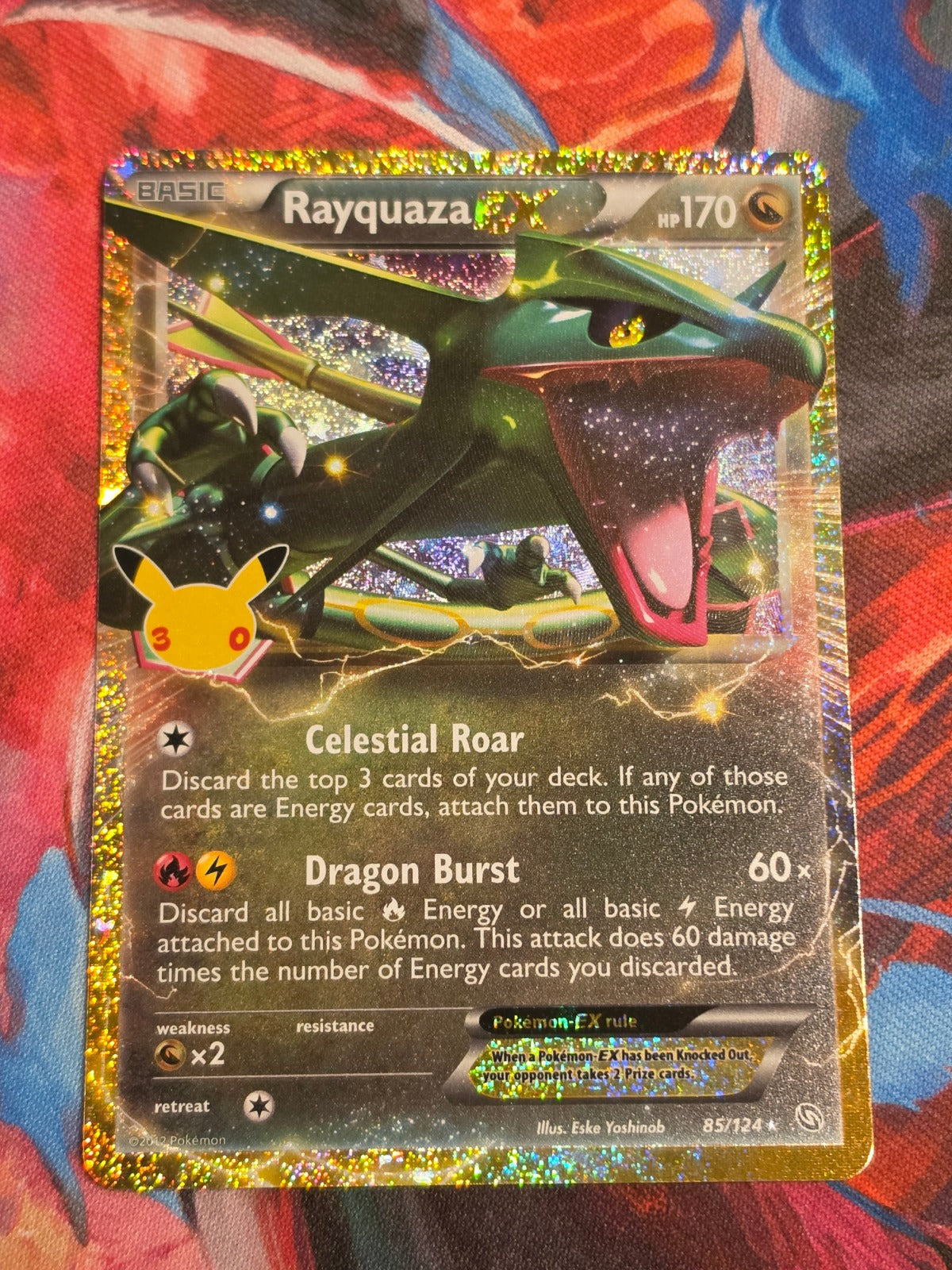 Rayquaza EX Classic Collection ME: 30th Celebration Classic Collection 85/124 NM Pokemon