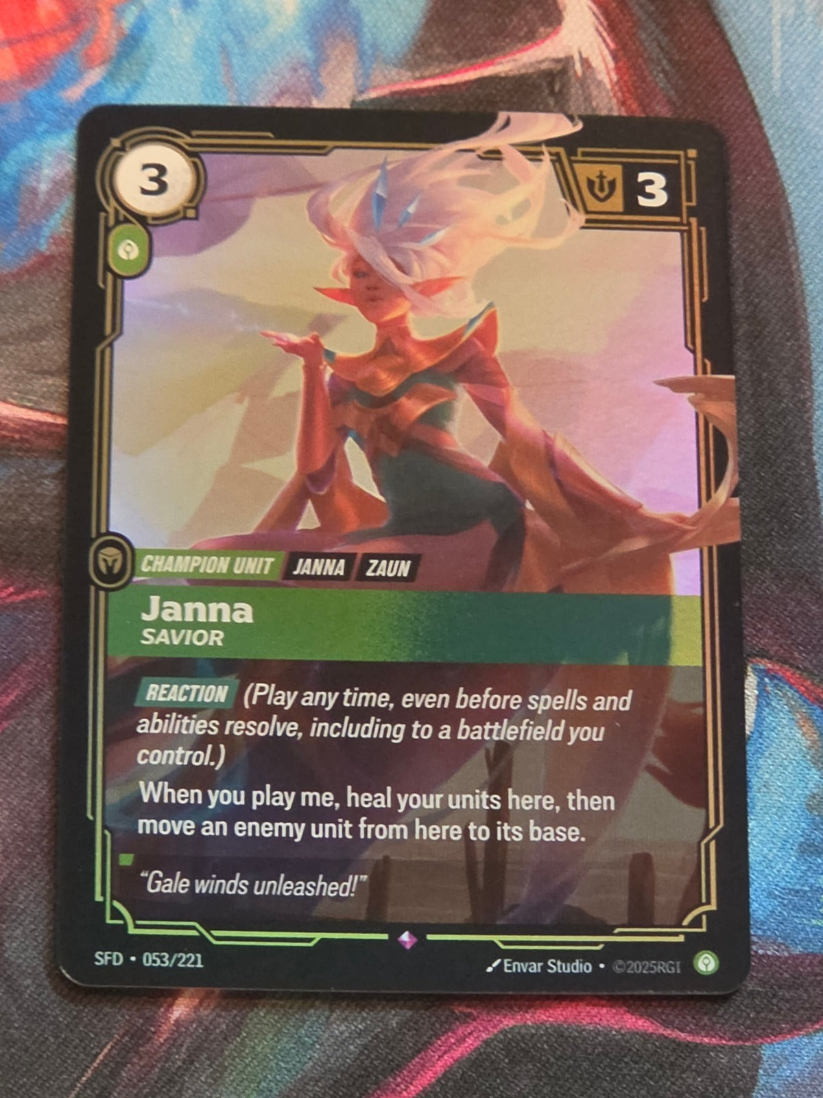 Janna, Savior - 053/221 - Spiritforged - Rare - NM