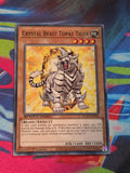 Crystal Beast Topaz Tiger Common Speed Duel GX: Duel Academy Box SGX1-ENF06 1st Edition 1st Edition LP Yu-Gi-Oh!