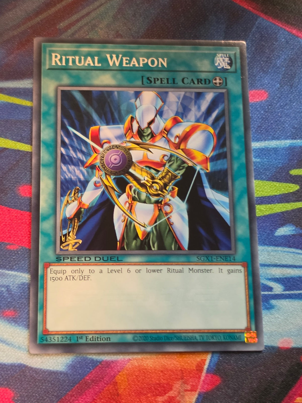 Ritual Weapon Common Speed Duel GX: Duel Academy Box SGX1-ENE14 1st Edition 1st Edition LP Yu-Gi-Oh!