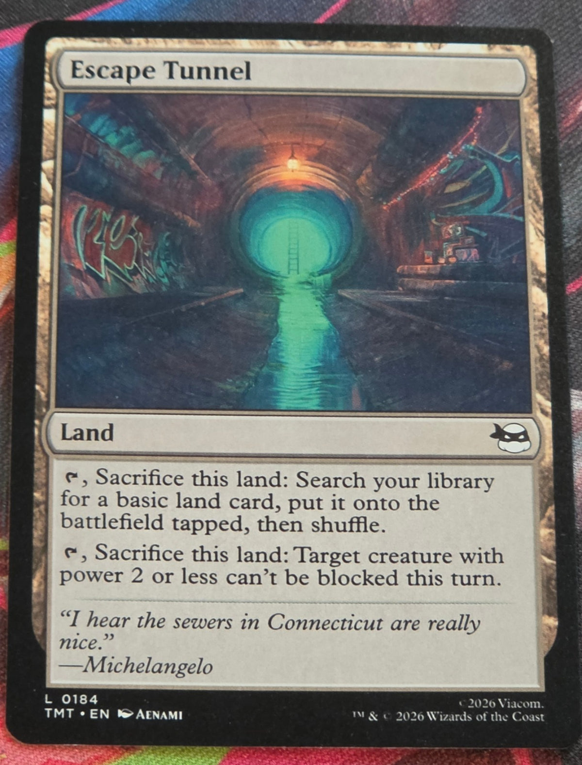 Escape Tunnel - 184 - Teenage Mutant Ninja Turtles - L - NM MTG