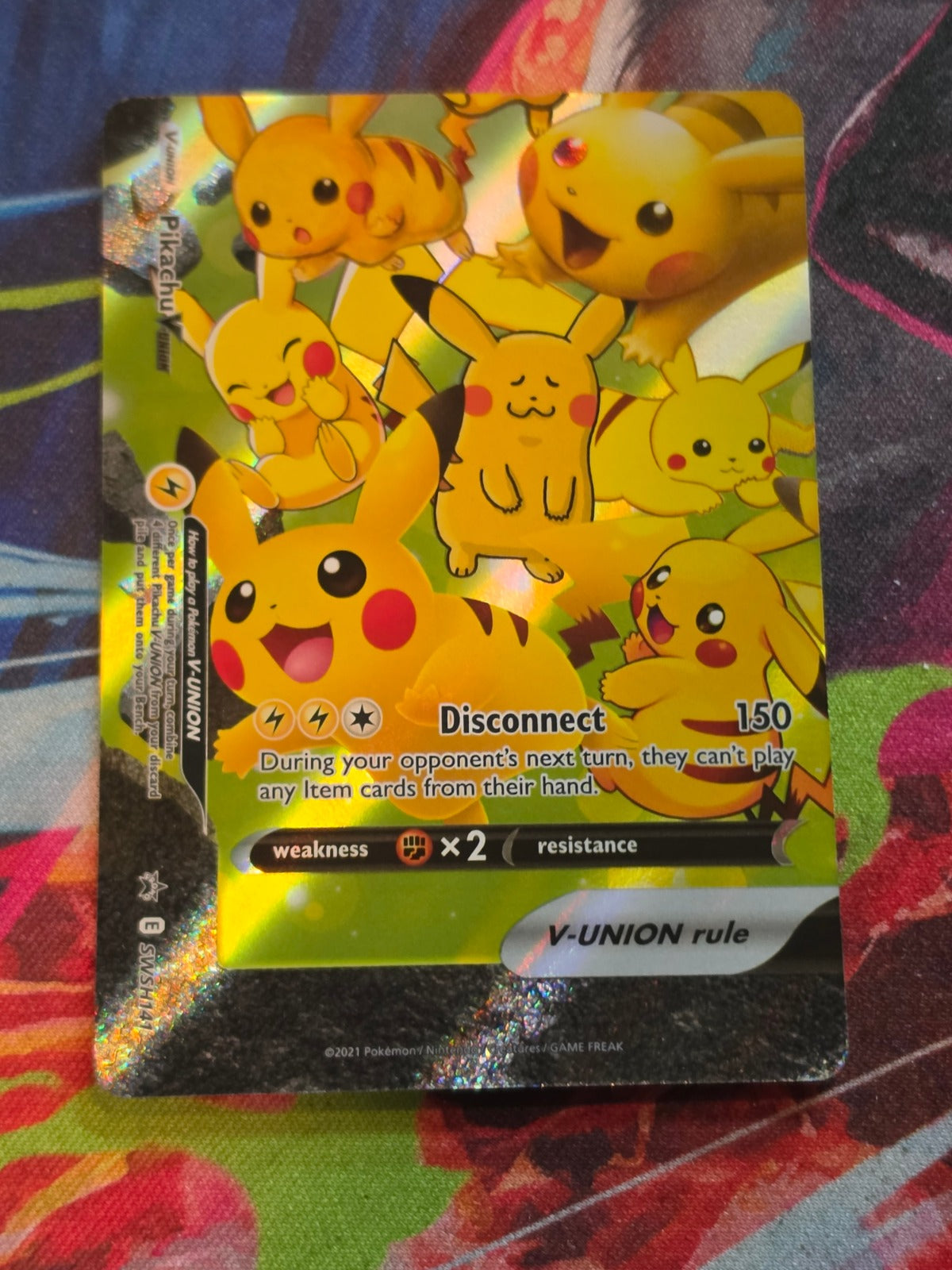 Pikachu V-Union Promo SWSH: Sword & Shield Promo Cards SWSH141 NM Pokemon