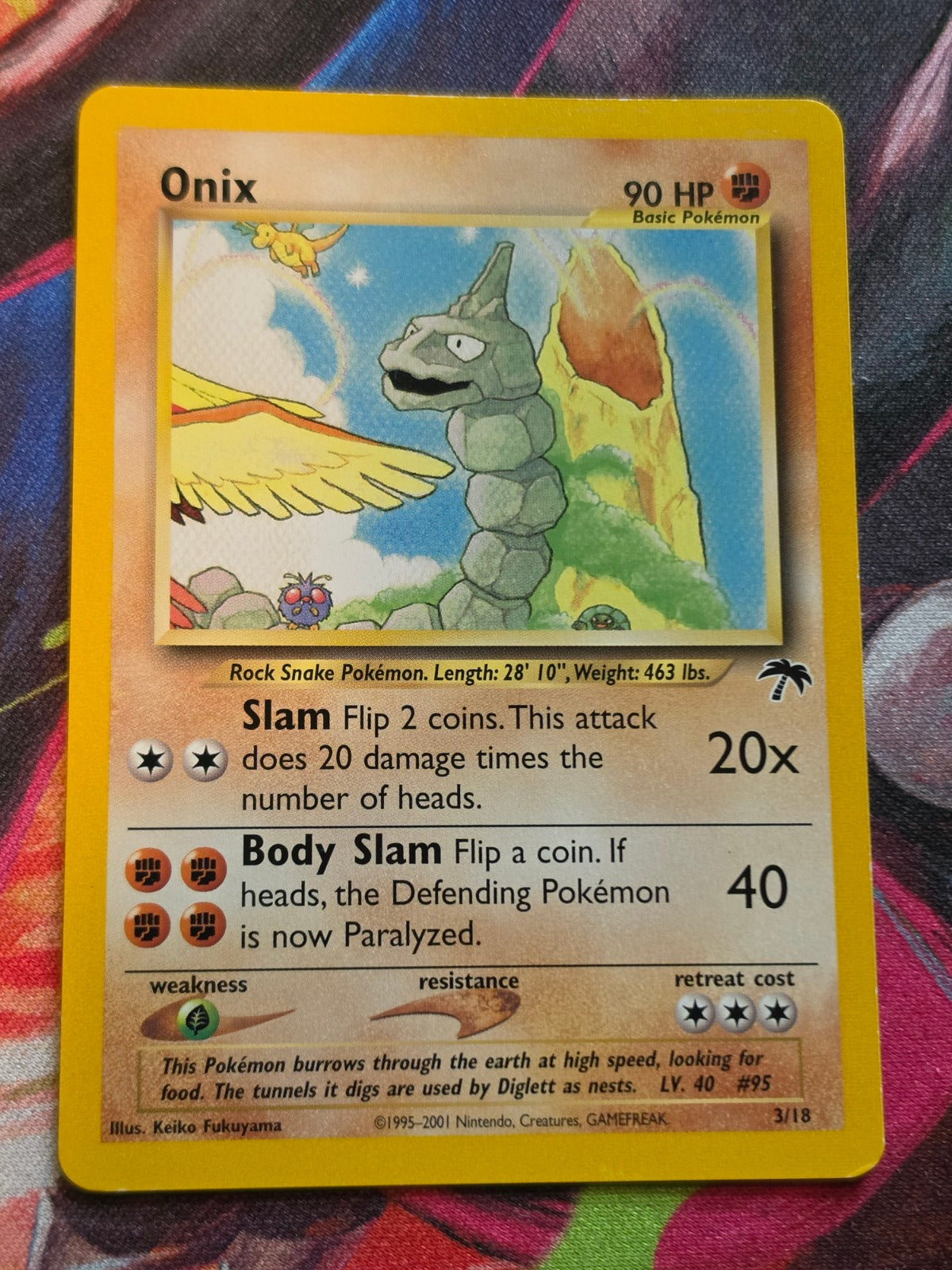 Onix Promo Southern Islands 03/18 NM-/LP+ Pokemon