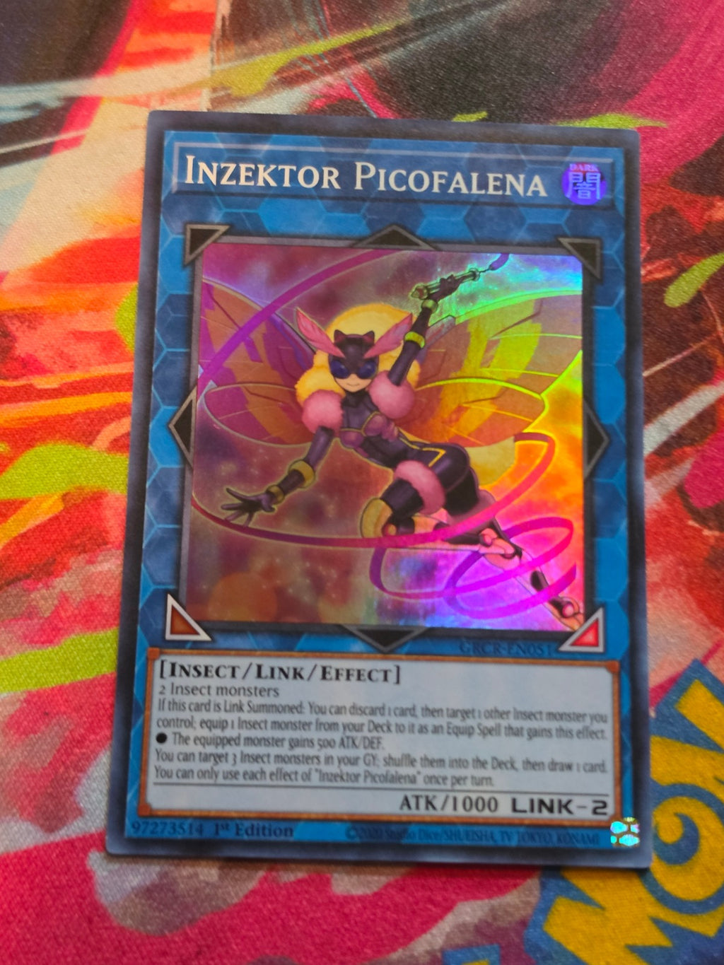 Inzektor Picofalena Super Rare The Grand Creators GRCR-EN051 1st Edition NM Yu-Gi-Oh!