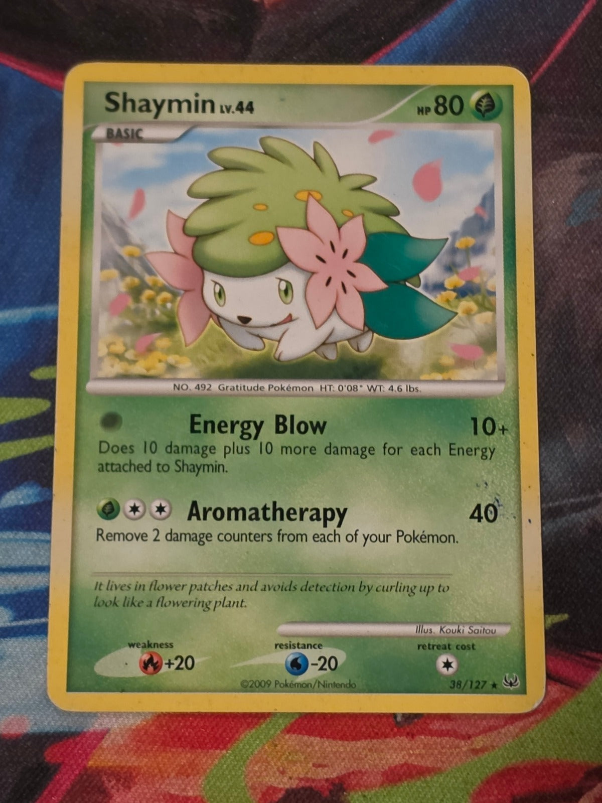 Shaymin (38) Rare Platinum 38/127 MP Pokemon