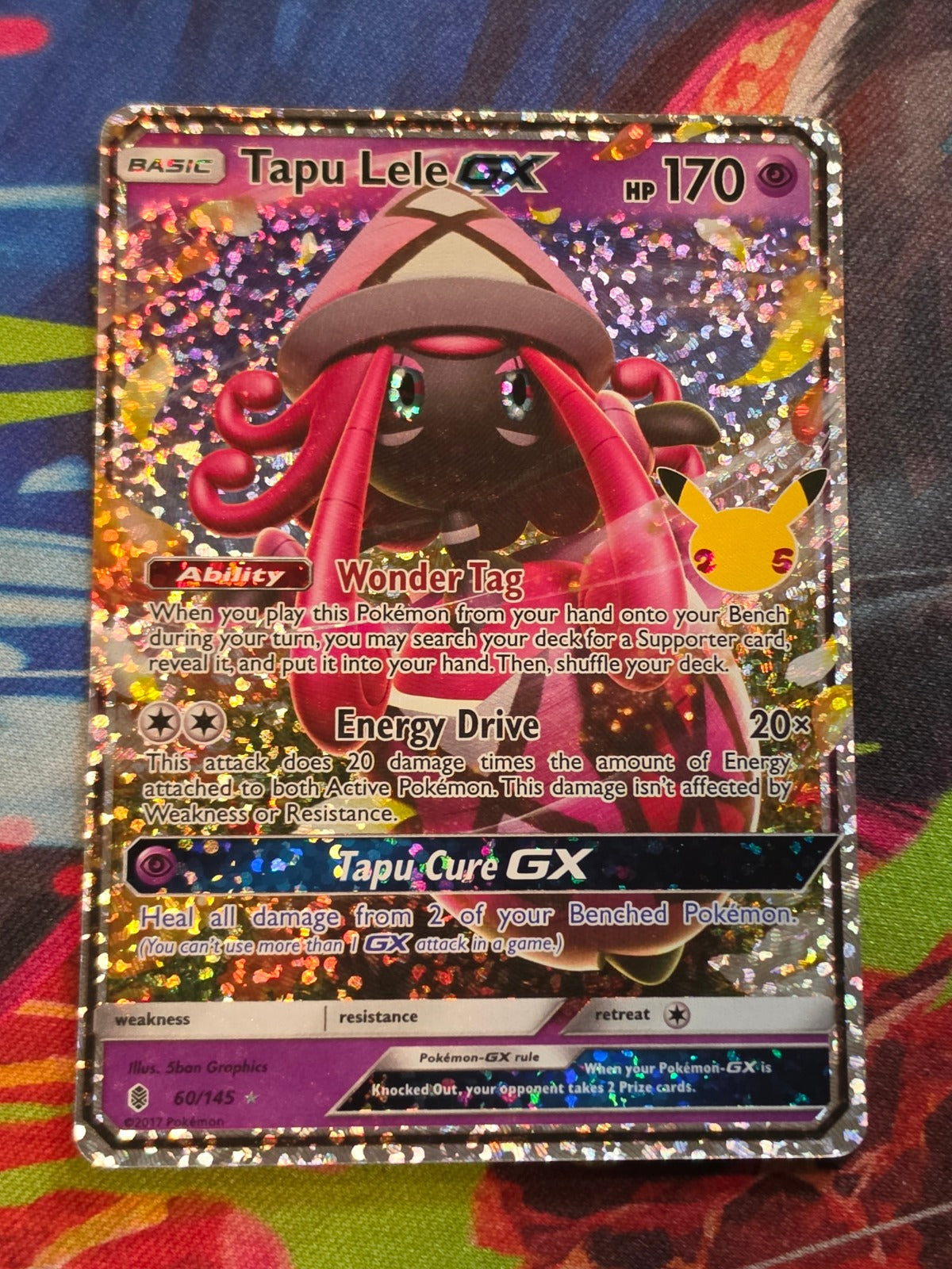 Tapu Lele GX Classic Collection Celebrations: Classic Collection 60/145 NM Pokemon