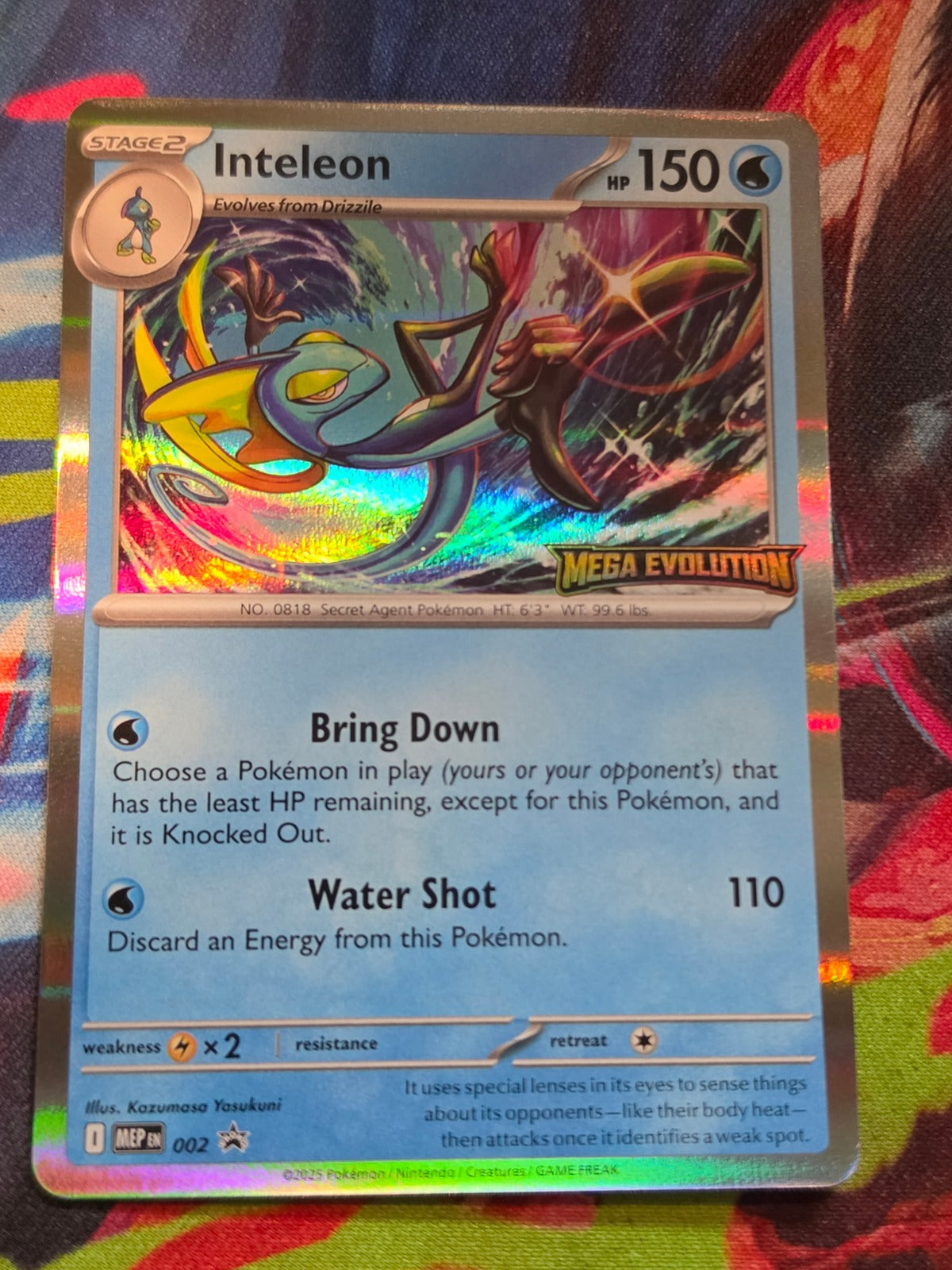 Inteleon Promo ME: Mega Evolution Promo 002 NM Pokemon