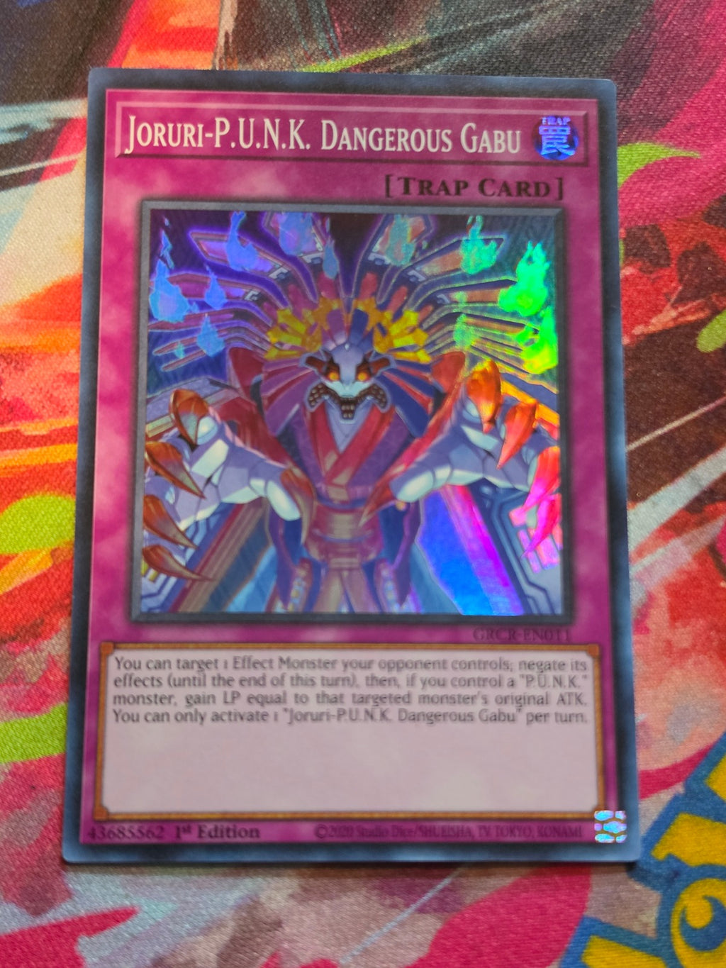 Joruri-P.U.N.K. Dangerous Gabu Super Rare The Grand Creators GRCR-EN011 1st Edition NM Yu-Gi-Oh!