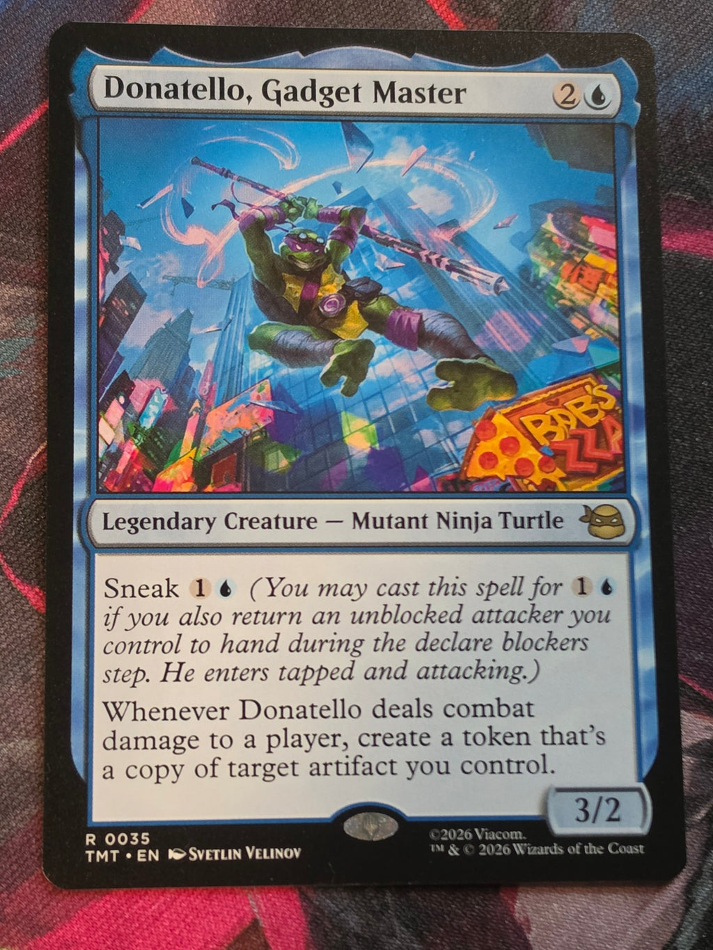 Donatello, Gadget Master - 35 - Teenage Mutant Ninja Turtles - R - NM MTG