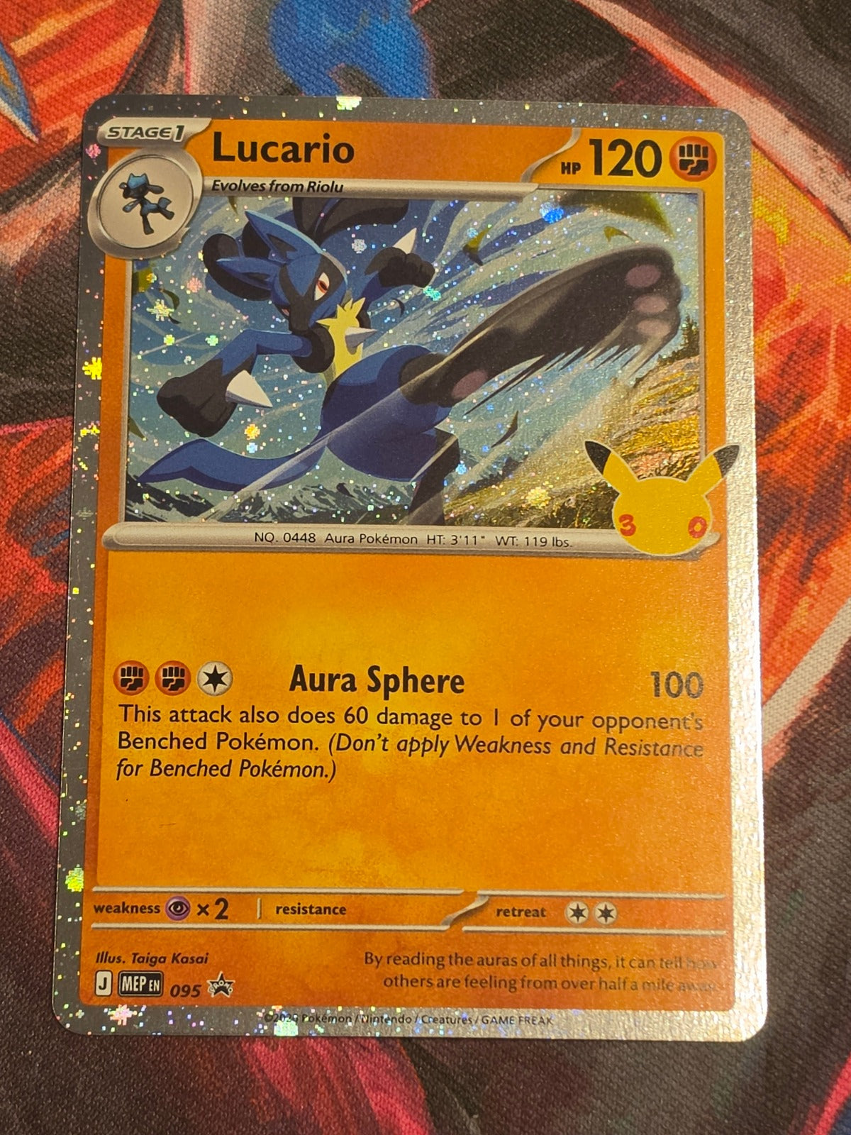 Lucario (30th Celebration) Promo ME: Mega Evolution Promo 095 NM Pokemon