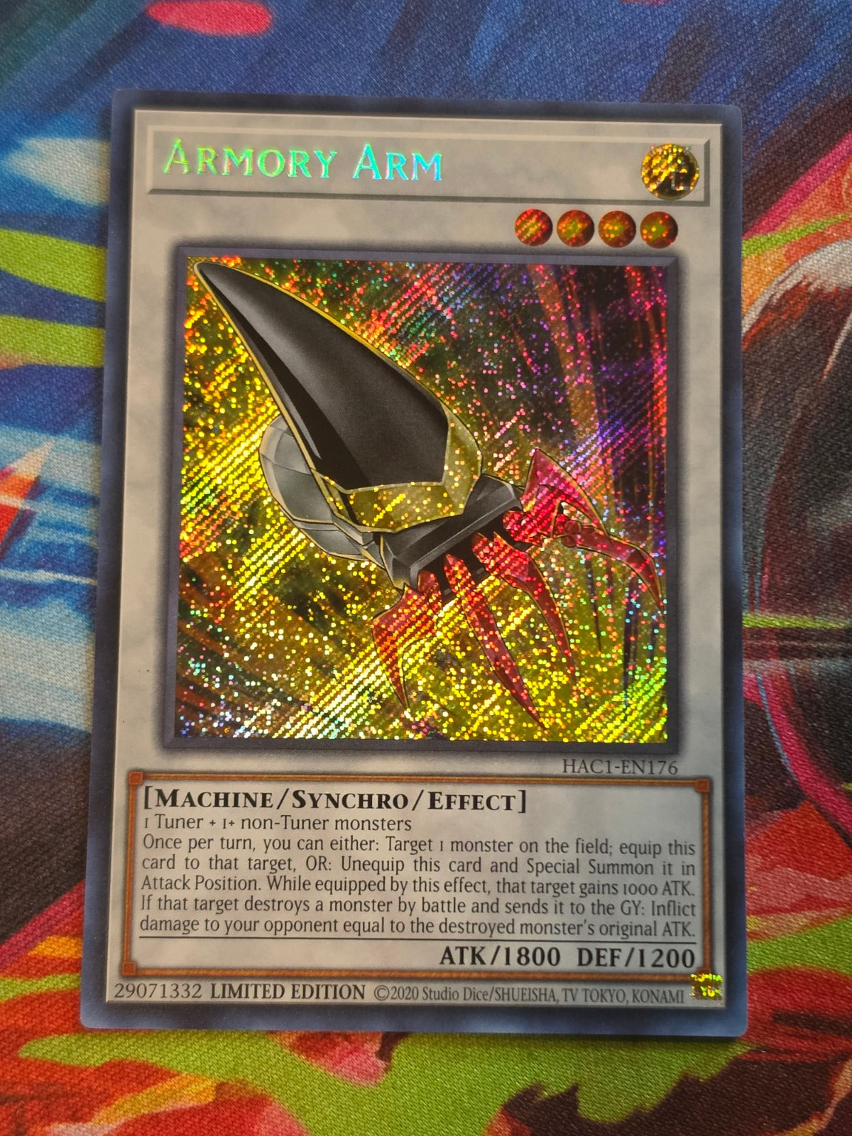 Armory Arm Secret Rare Hidden Arsenal: Chapter 1 HAC1-EN176 LP