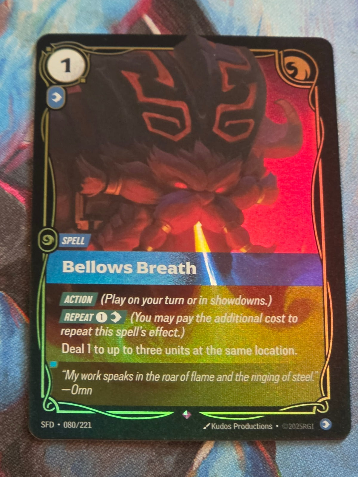 Bellows Breath - 080/221 - Spiritforged - Rare - NM