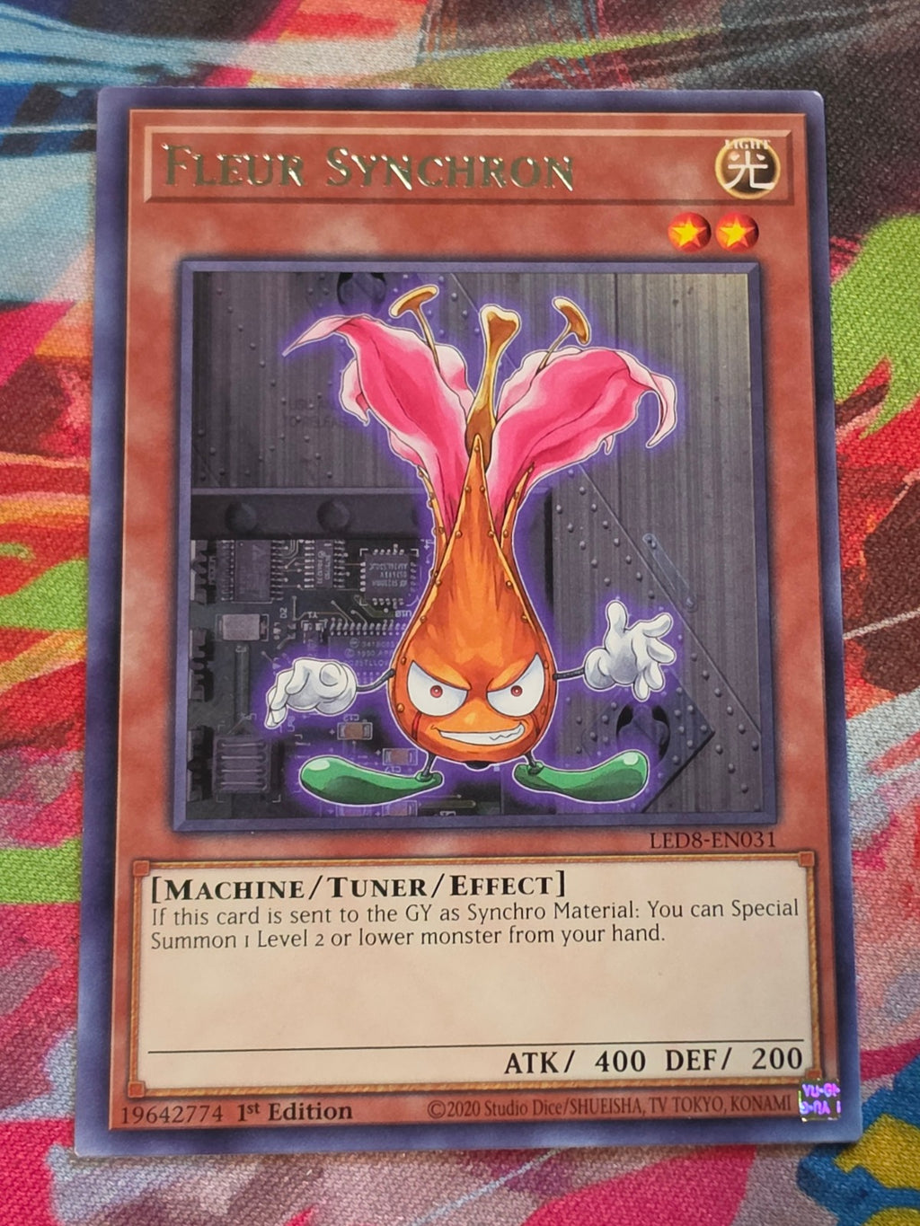 Fleur Synchron Rare Legendary Duelists: Synchro Storm LED8-EN031 LP