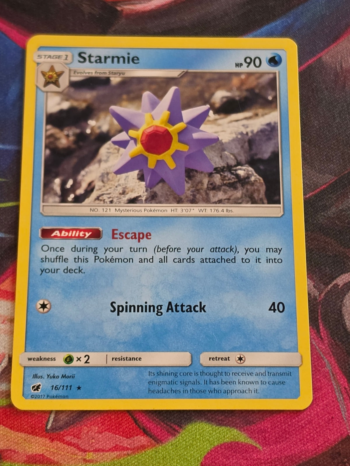 Starmie - 16/111 - SM - Crimson Invasion - Rare - LP - Pokemon