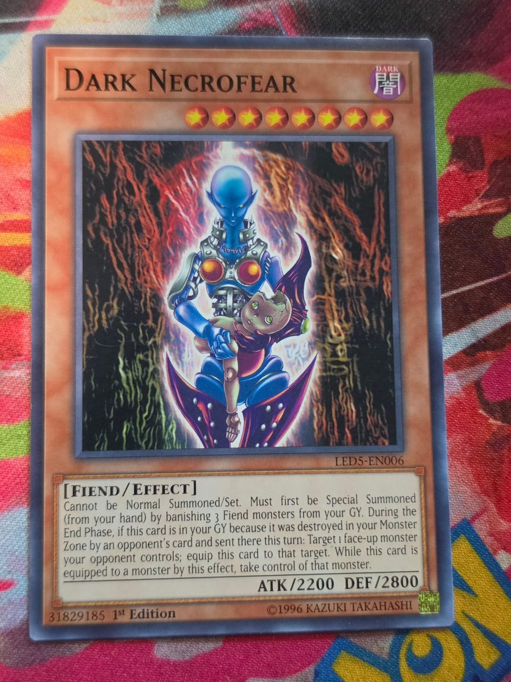 Dark Necrofear Common Legendary Duelists: Immortal Destiny LED5-EN006 LP