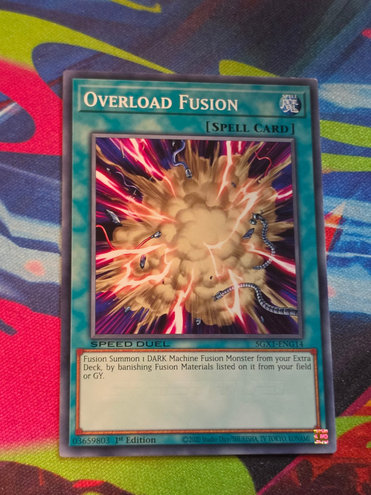 Overload Fusion Common Speed Duel GX: Duel Academy Box SGX1-ENG14 1st Edition LP Yu-Gi-Oh!
