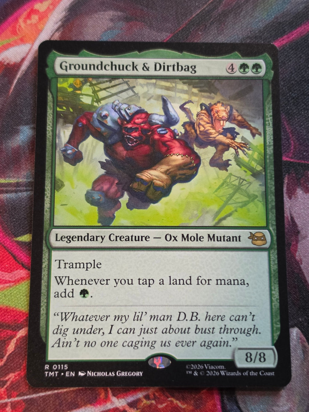 Groundchuck & Dirtbag - 115 - Teenage Mutant Ninja Turtles - R - NM MTG