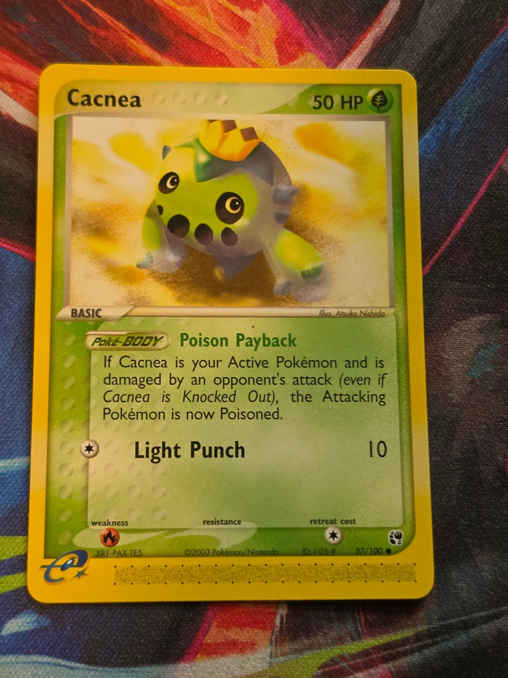 Cacnea - 57/100 - EX Sandstorm - Common - NM - Pokemon