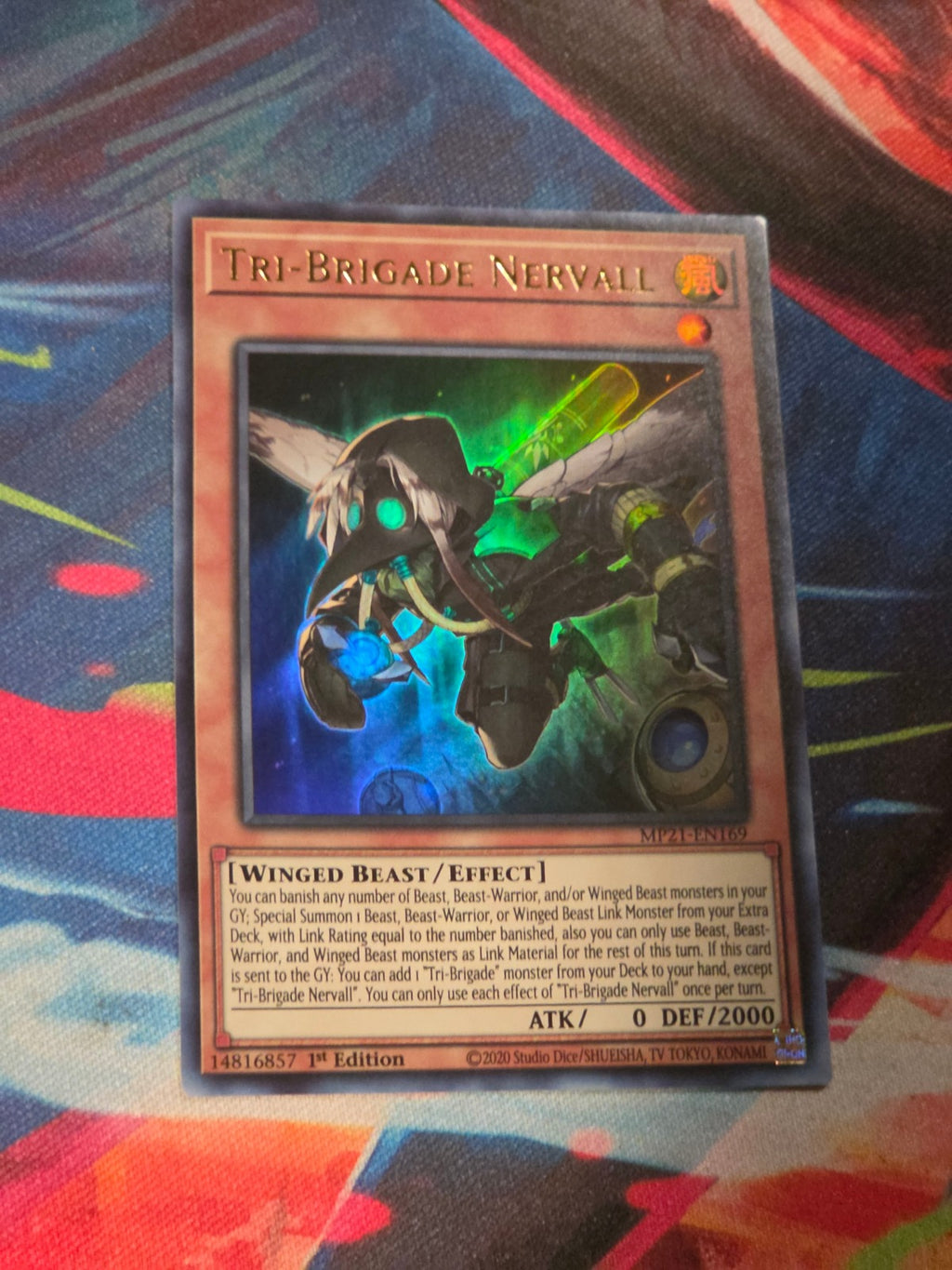 Tri-Brigade Nervall Ultra Rare 2021 Tin of Ancient Battles MP21-EN169 1st Edition LP Yu-Gi-Oh!
