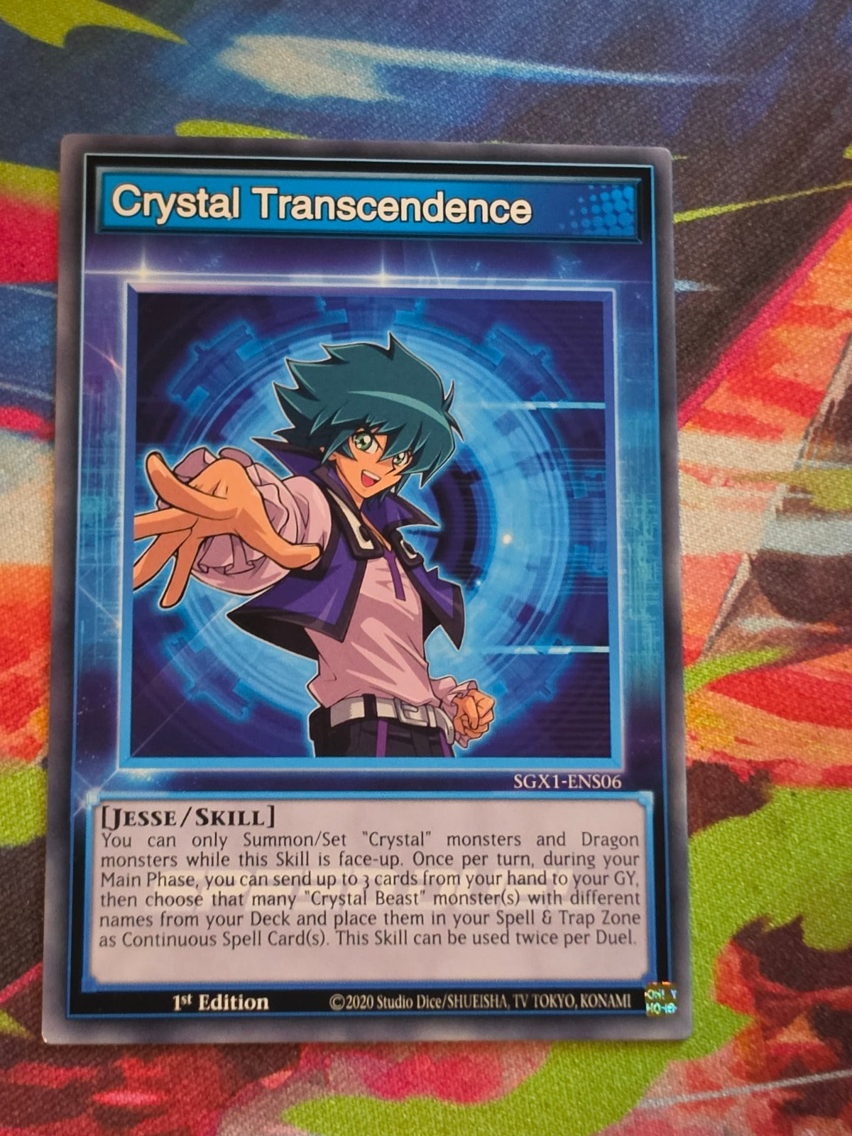 Crystal Transcendence Common Speed Duel GX: Duel Academy Box SGX1-ENS06 1st Edition LP Yu-Gi-Oh!