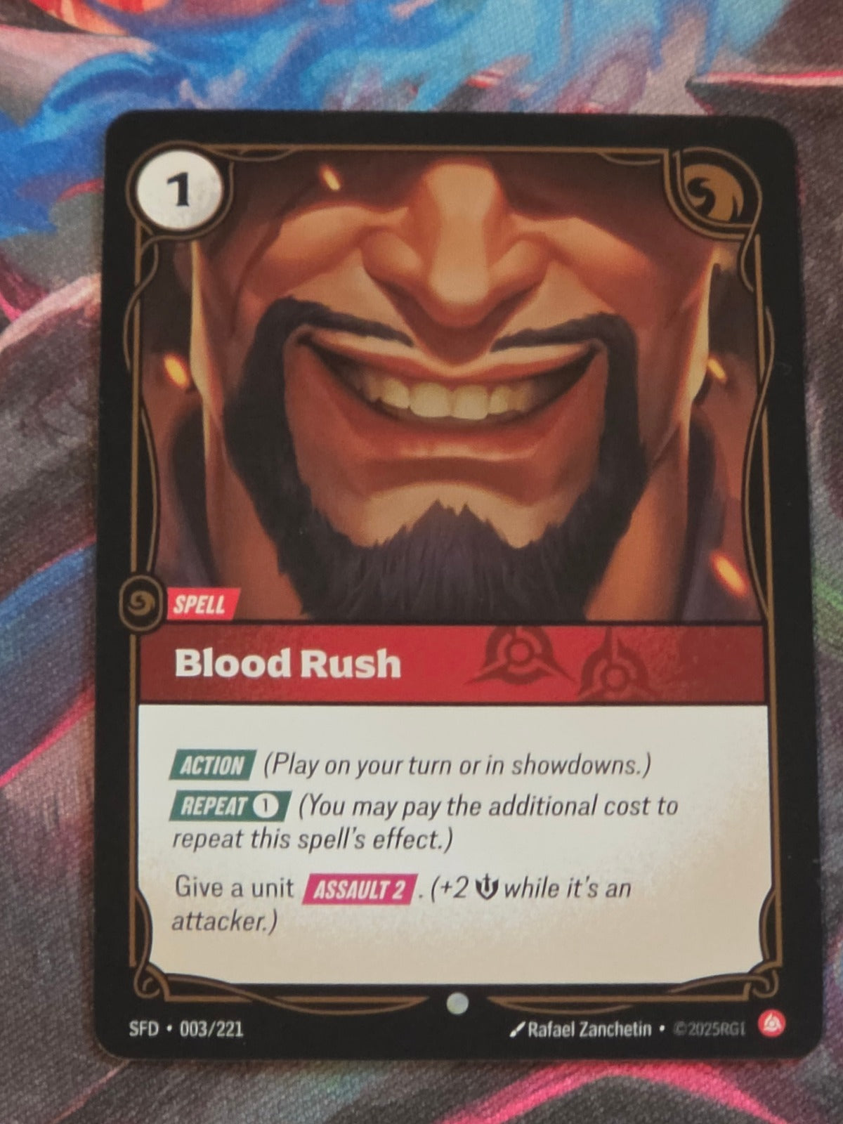 Blood Rush - 003/221 - Spiritforged - Common - NM