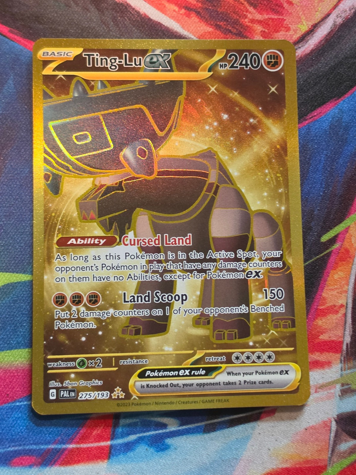 Ting-Lu ex Hyper Rare SV02: Paldea Evolved 275/193 NM Pokemon