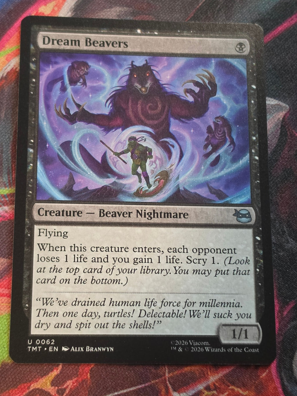 Dream Beavers - 62 - Teenage Mutant Ninja Turtles - U - NM MTG