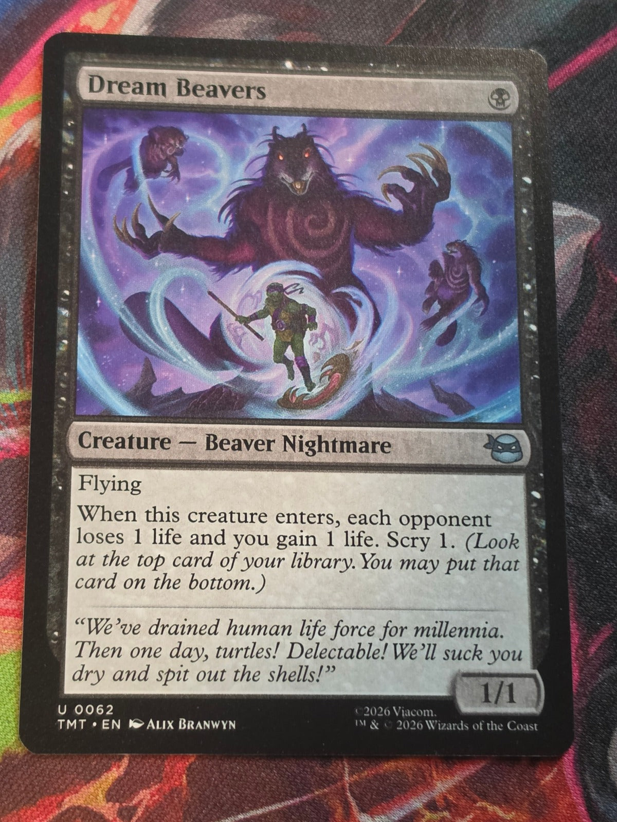 Dream Beavers - 62 - Teenage Mutant Ninja Turtles - U - NM MTG