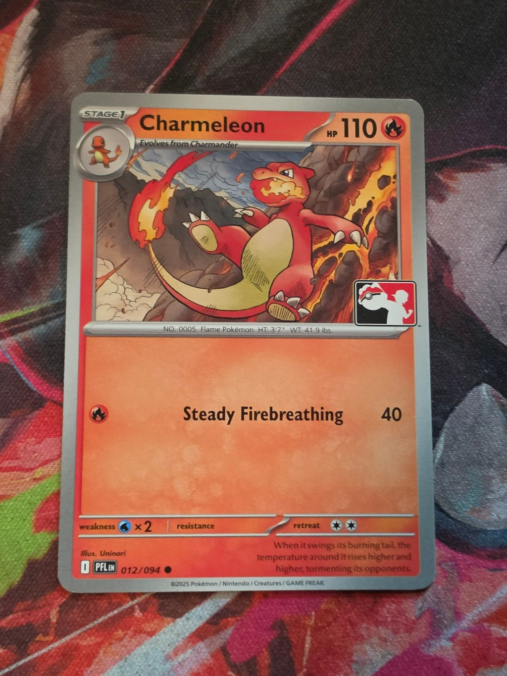 Charmeleon Common Prize Pack Series Cards 012/094 NM Pokemon