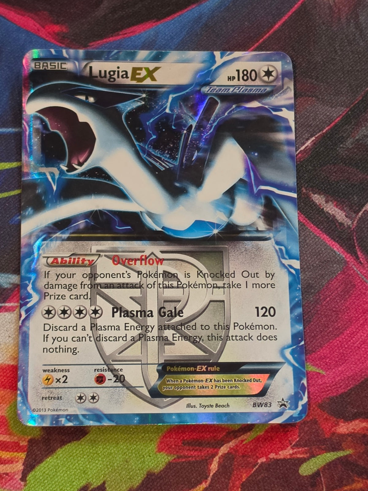 Lugia EX (Team Plasma) Promo Black and White Promos BW83 LP Pokemon
