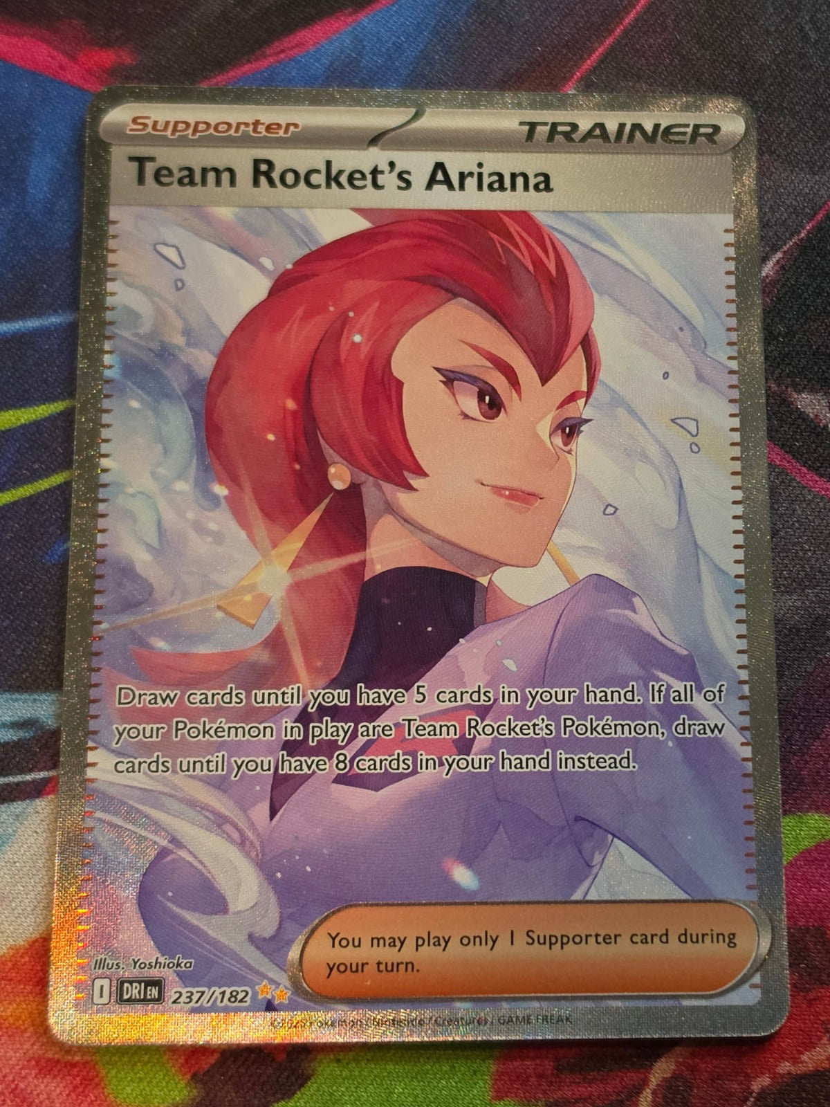 Team Rocket's Ariana Special Illustration Rare SV10: Destined Rivals 237/182 NM Pokemon