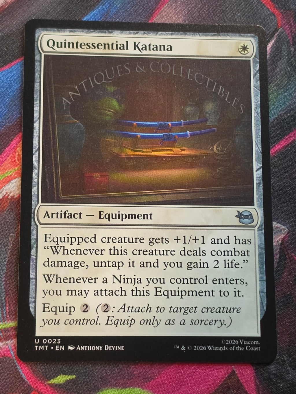 Quintessential Katana - 23 - Teenage Mutant Ninja Turtles - U - NM MTG