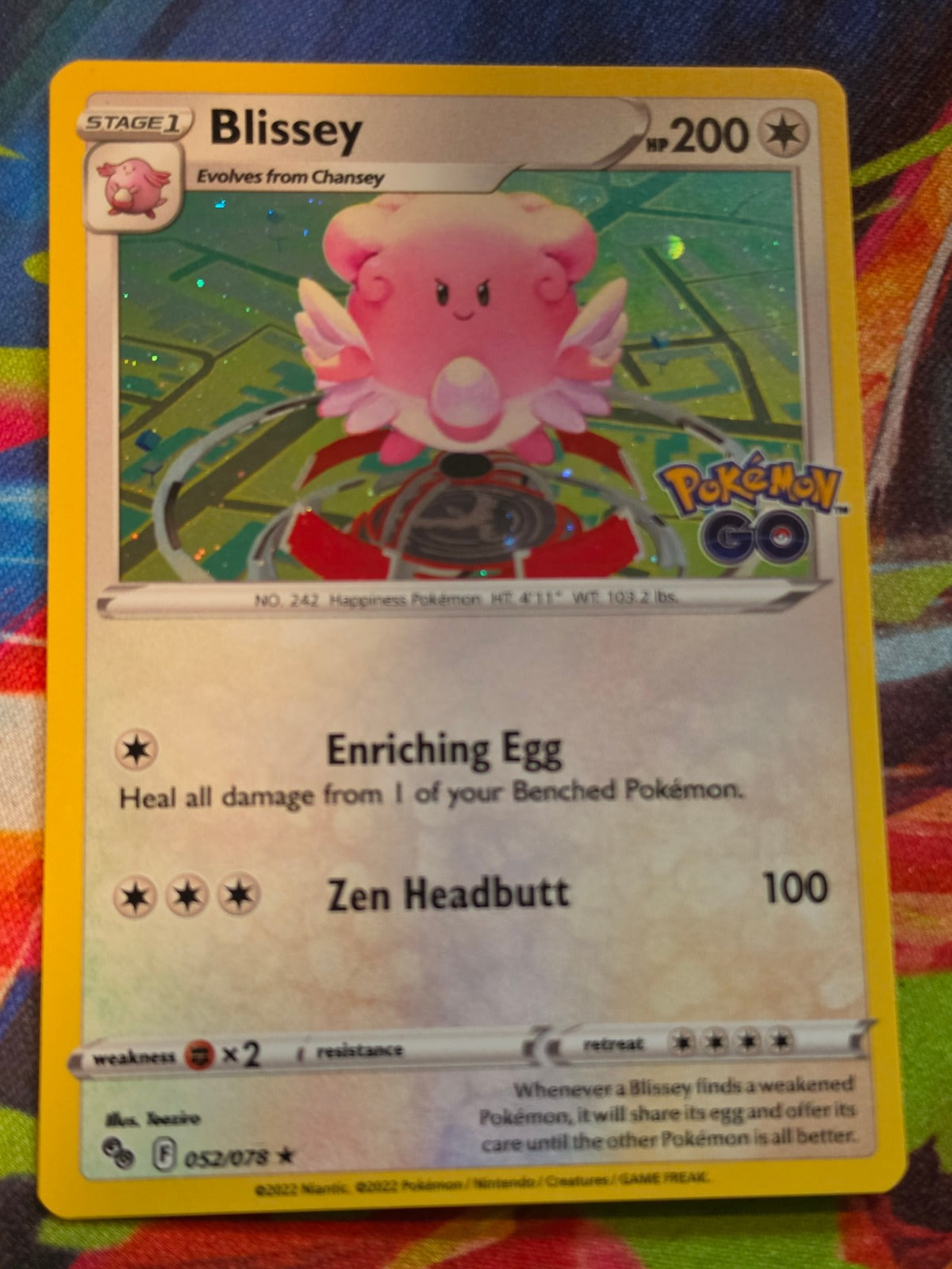 Blissey (Cosmos Holo) Promo Miscellaneous Cards & Products 052/078 NM Pokemon