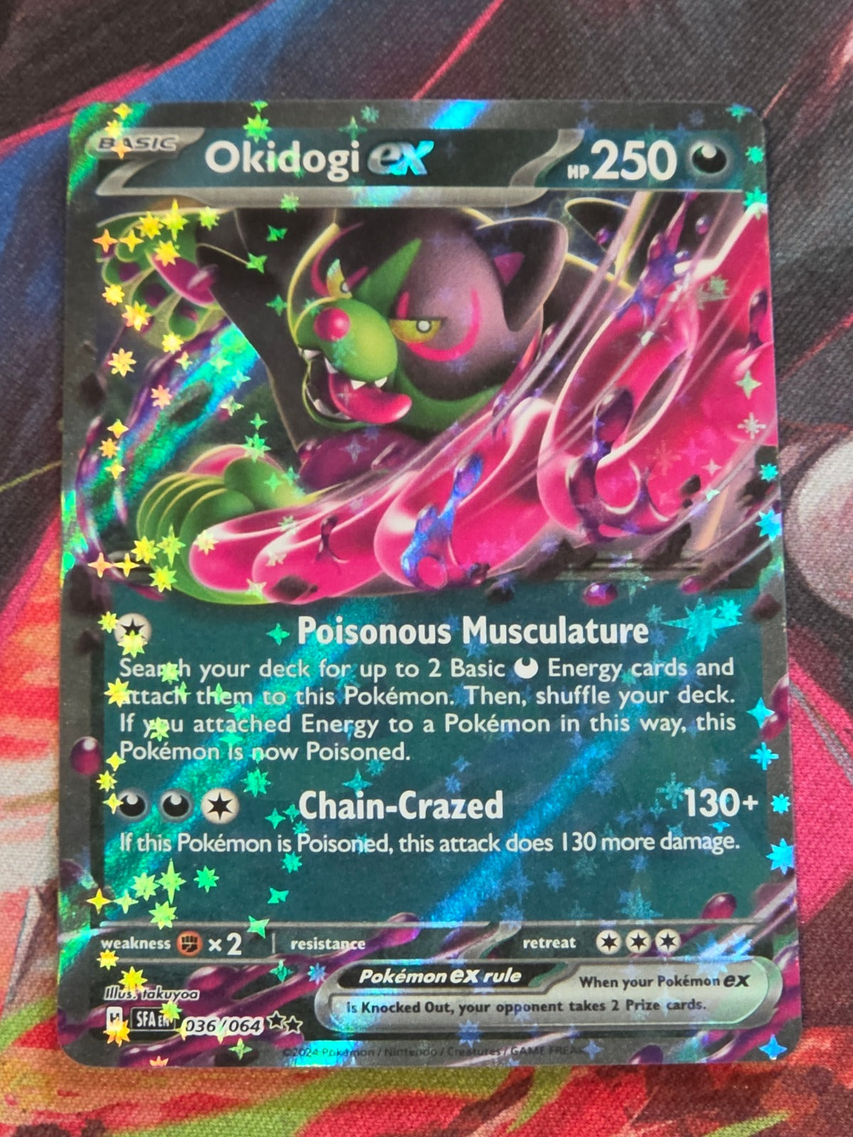 Okidogi ex Double Rare SV: Shrouded Fable 036/064 NM Pokemon