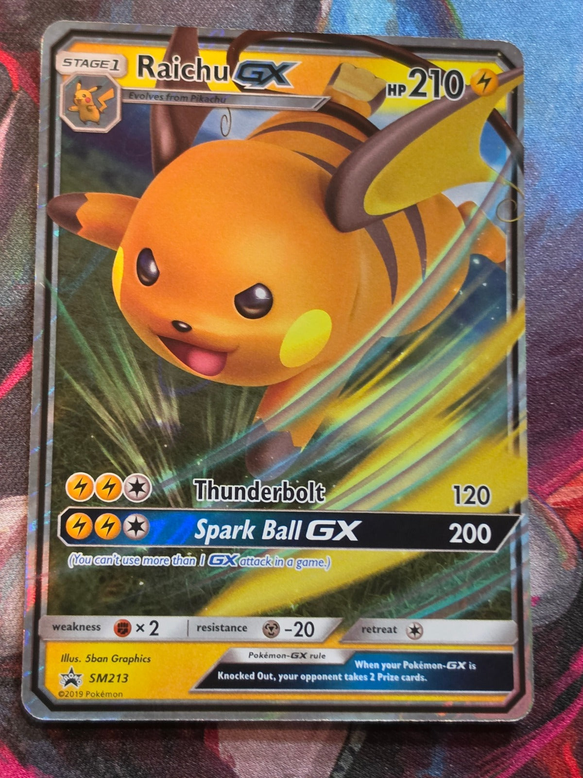 Raichu GX Promo SM Promos SM213 NM Pokemon