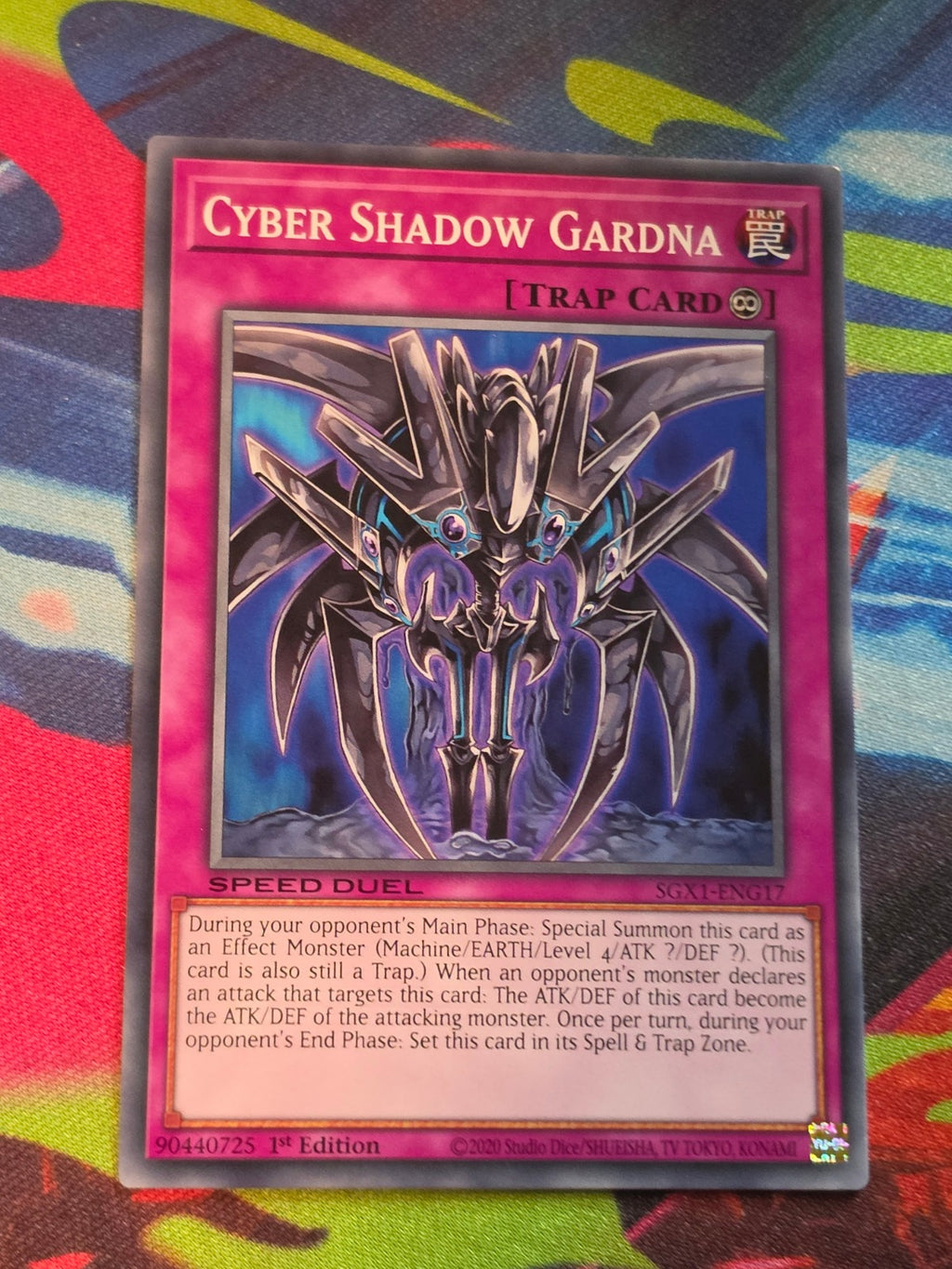 Cyber Shadow Gardna Common Speed Duel GX: Duel Academy Box SGX1-ENG17 1st Edition LP Yu-Gi-Oh!