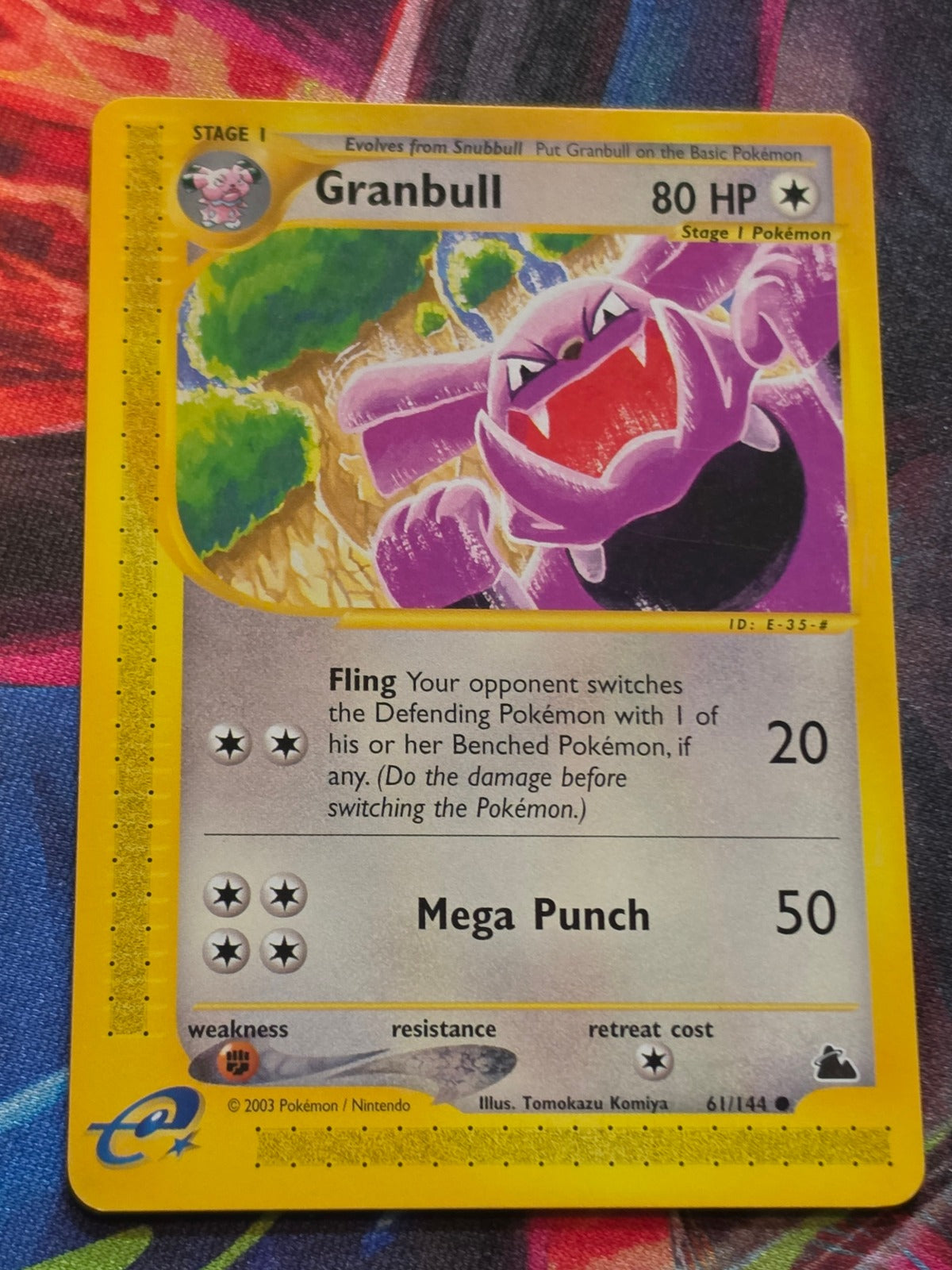 Granbull Common Skyridge 061/144 LP Pokemon