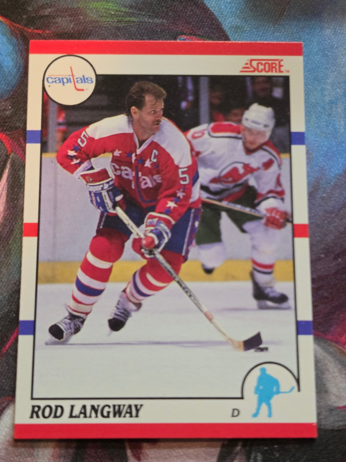 Rod Langway 1990-91 Score Canadian #20 NM Hockey