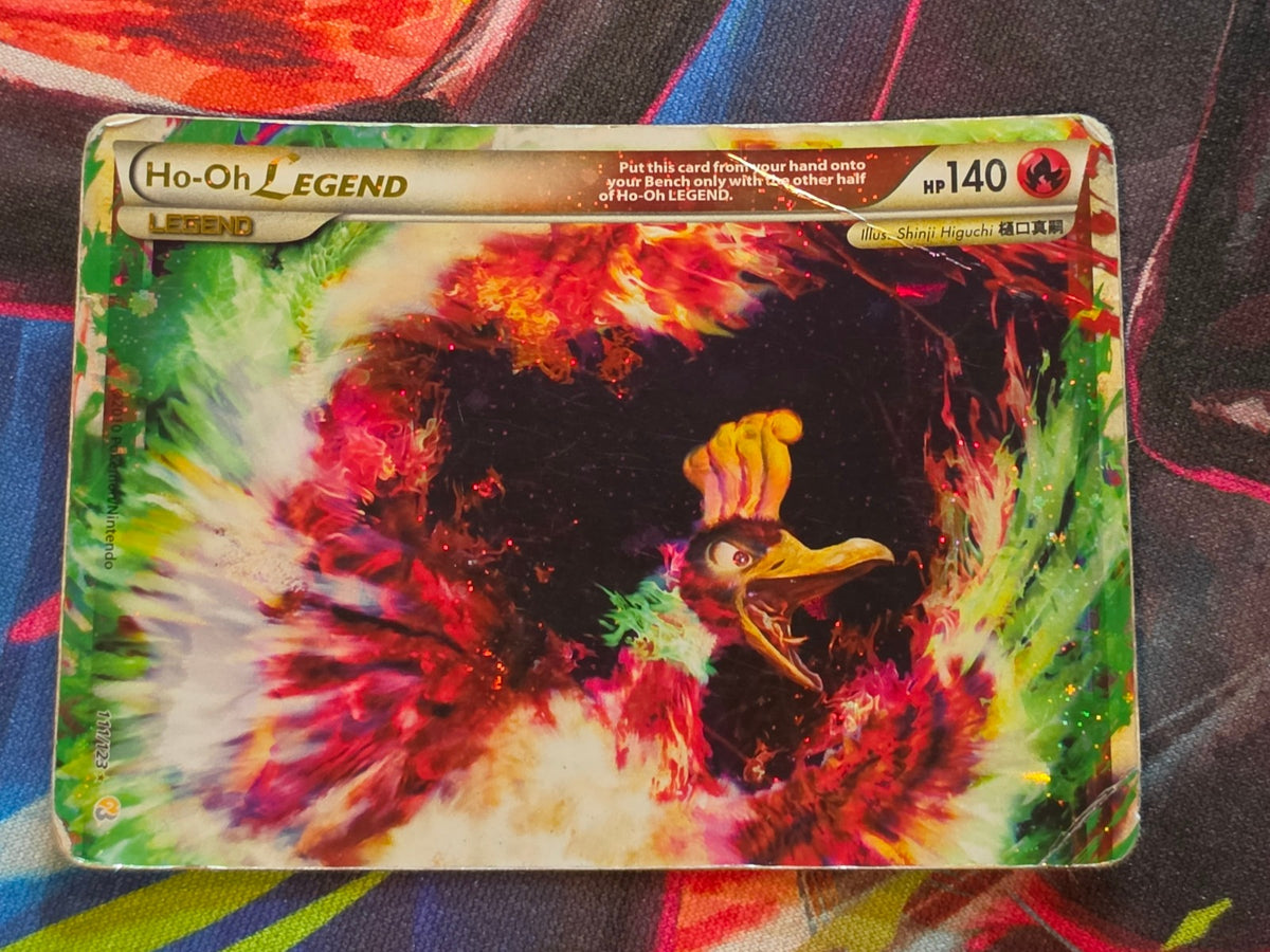 Ho-Oh Legend (Top) Ultra Rare HeartGold SoulSilver 111/123 DMG Pokemon