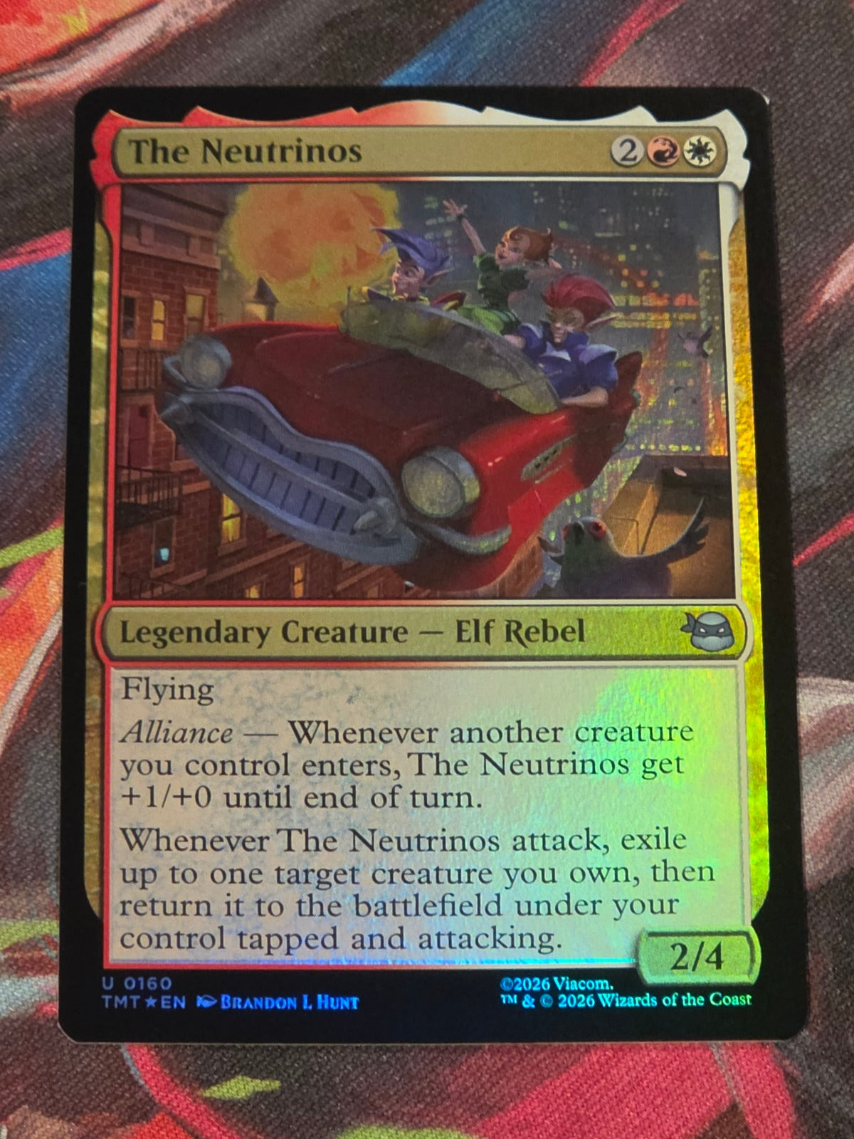 The Neutrinos - 160 - Teenage Mutant Ninja Turtles - U - Foil - NM MTG
