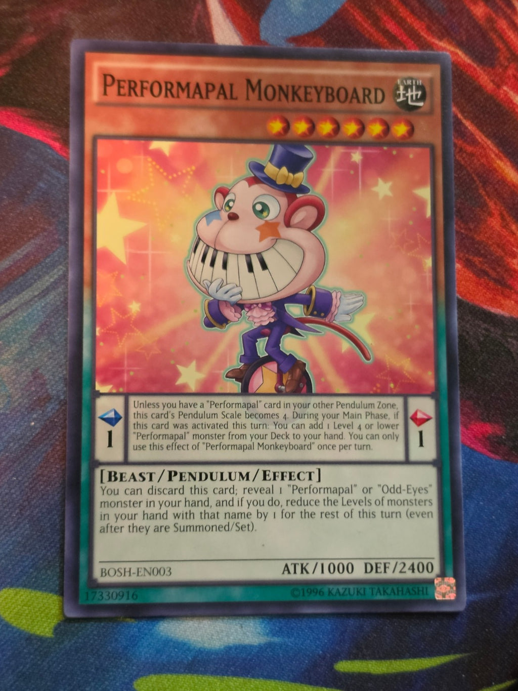 Performapal Monkeyboard Common Legendary Arc-V Decks LAVD-ENO04 LP