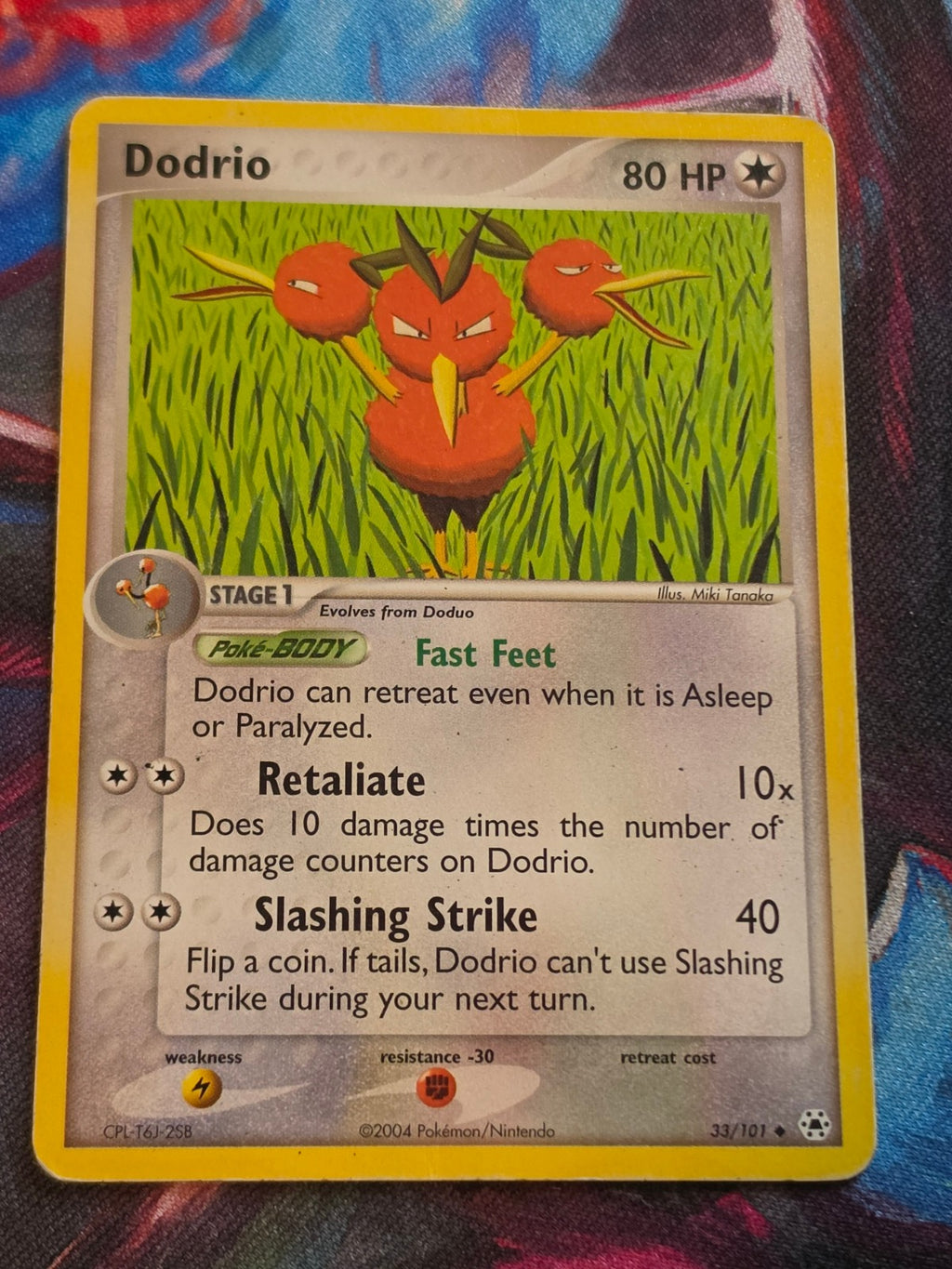 Dodrio - 33/101 - EX Hidden Legends - Uncommon - MP - Pokemon
