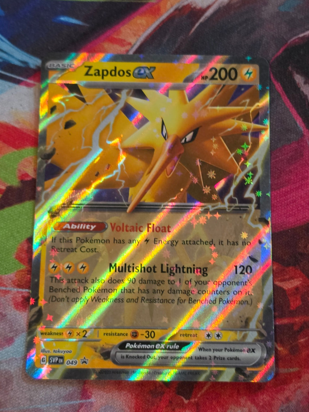Zapdos ex - 049 - SV: Scarlet & Violet Promo Cards - Promo - NM Pokemon