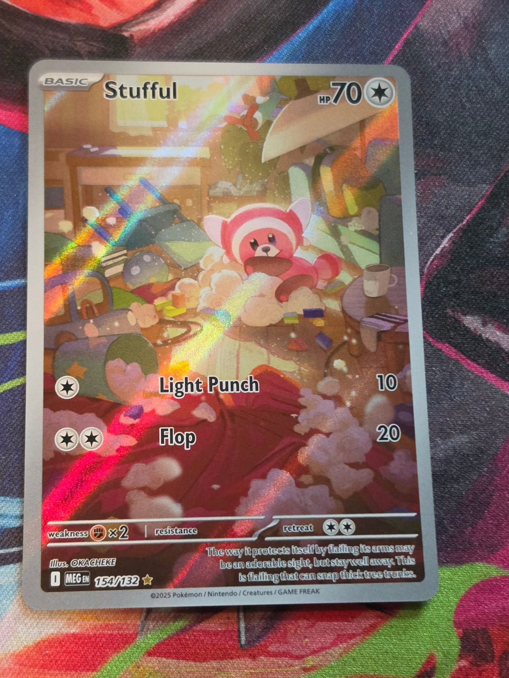 Stufful Illustration Rare ME01: Mega Evolution 154/132 NM Pokemon