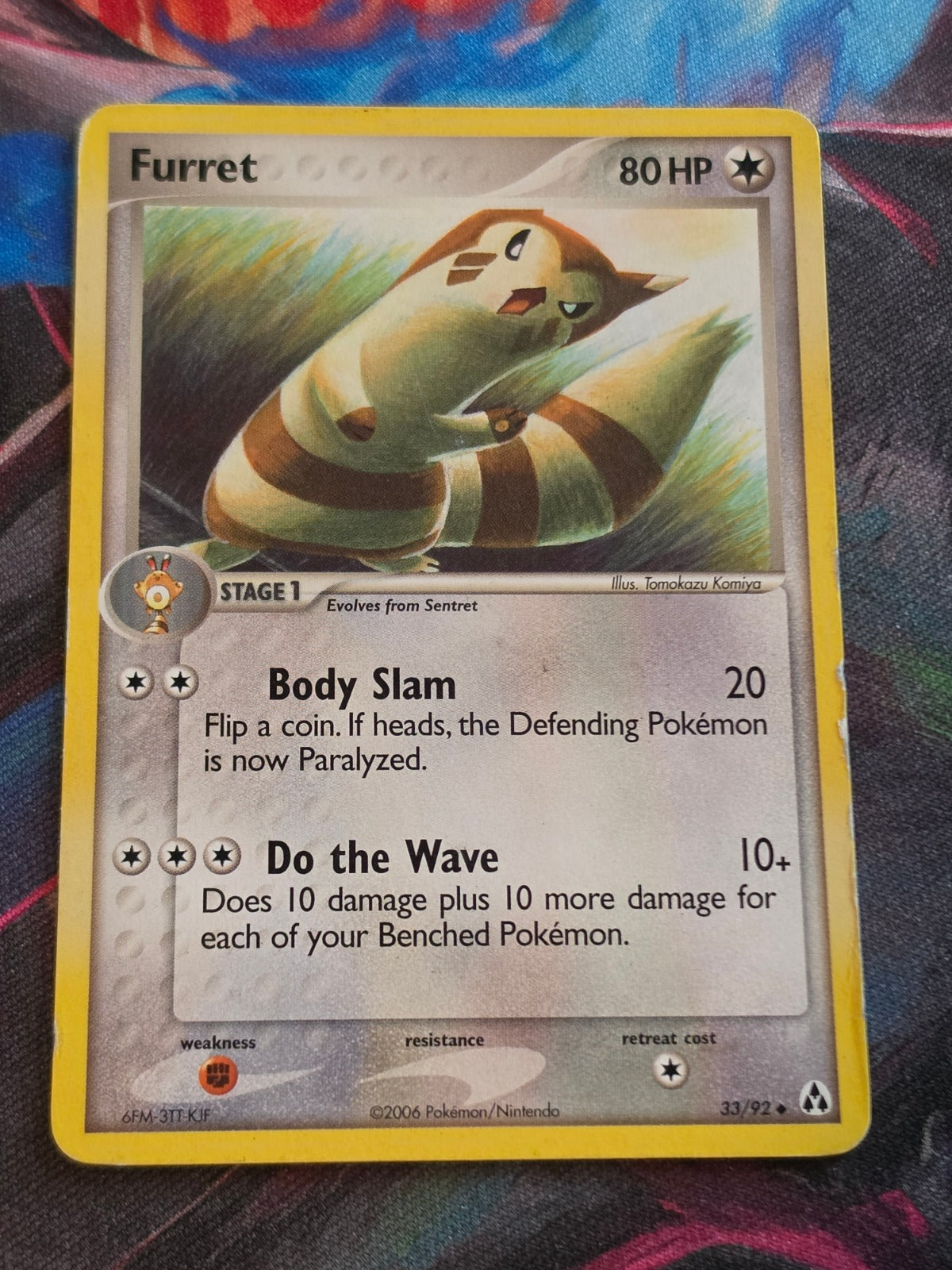 Furret - 33/92 - EX Legend Maker - Uncommon - MP - Pokemon