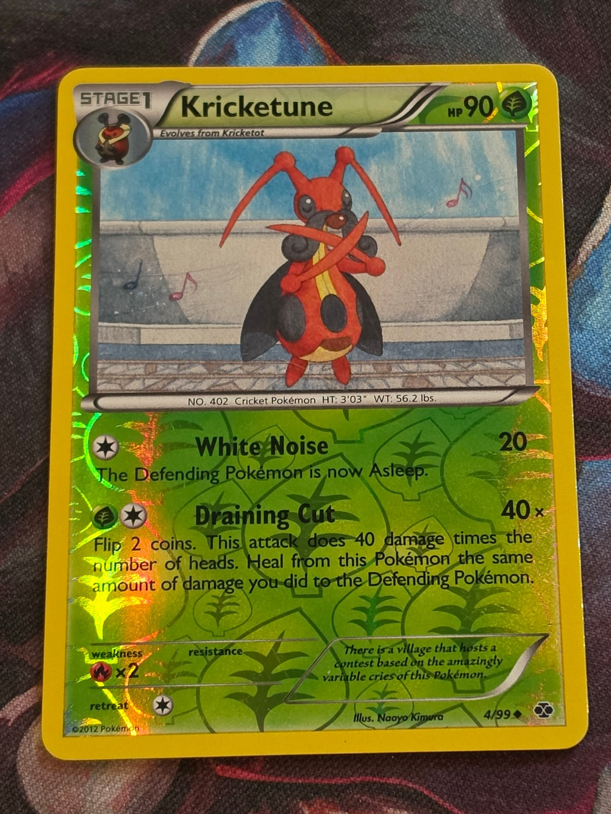 Kricketune - 4/99 - Next Destinies - Uncommon - Reverse Holo - MP - Pokemon