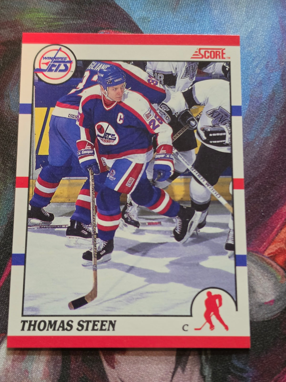 Thomas Steen 1990-91 Score Canadian #14 NM Hockey