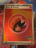 Basic Fire Energy (30th Celebration) Futuristic Rare MEE: Mega Evolution Energies 010 NM Pokemon