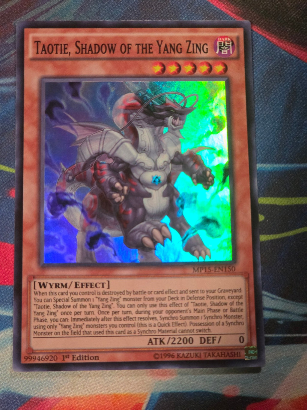 Taotie, Shadow of the Yang Zing Super Rare 2015 Mega-Tins Mega Pack MP15-EN150 1st Edition LP Yu-Gi-Oh!