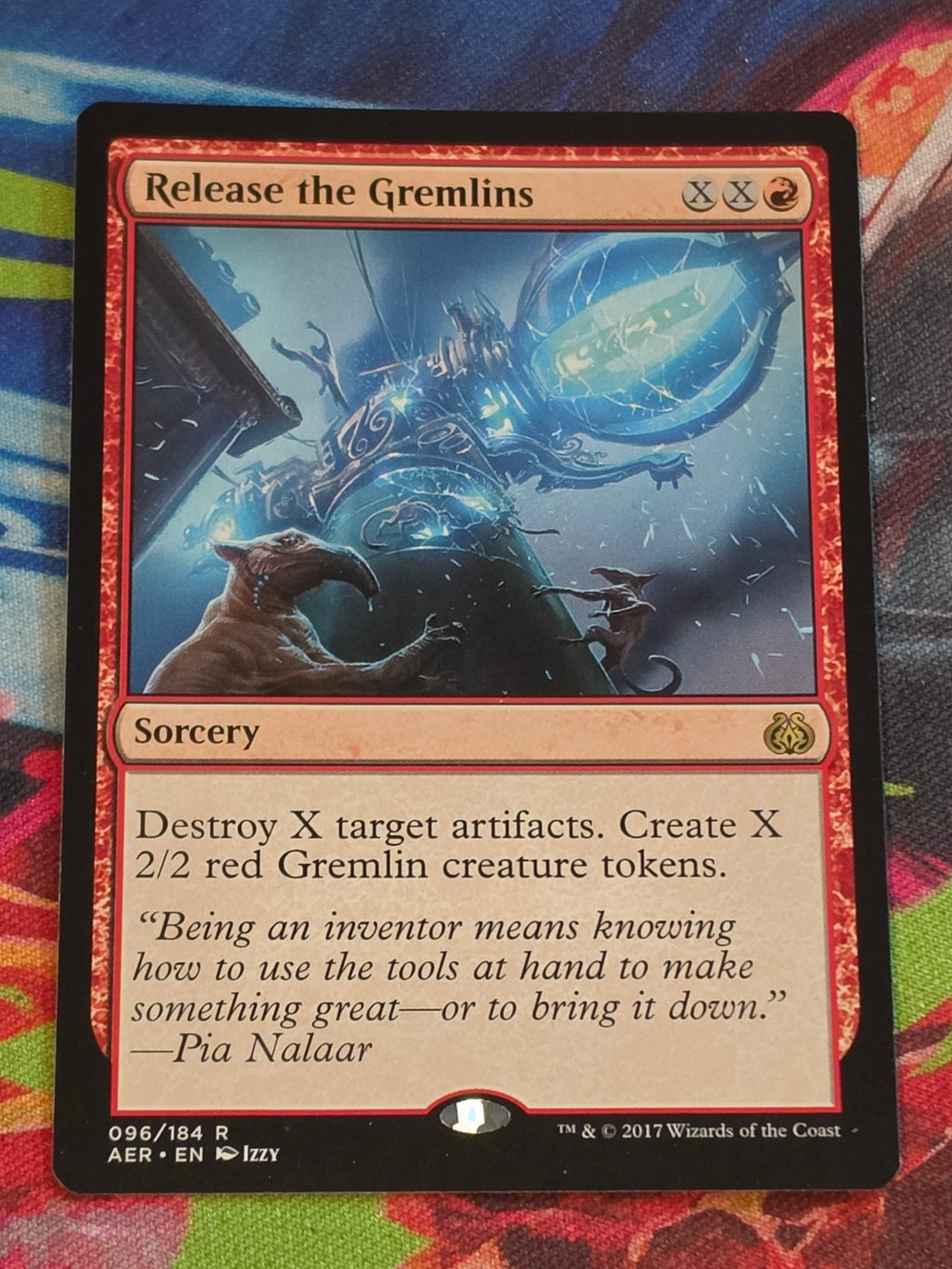 Release the Gremlins - 96 - Aether Revolt - Rare - LP - MTG